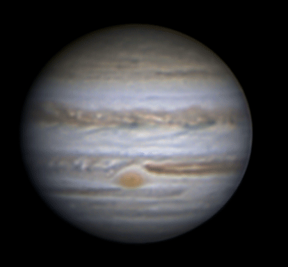 Jupiterwolkenbewegung